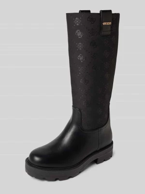 Kozaki z imitacji skóry model ‘Yannis’ Guess