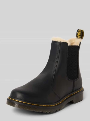 Kozaki z naturalnej skóry model 'Leonore' Dr. Martens Czarny