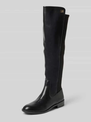 Kozaki za kolano z aplikacją z logo model ‘Cursion’ Steve Madden