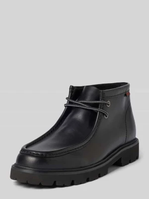Kozaki ze skóry model 'Cleyhill Top' Clarks Czarny
