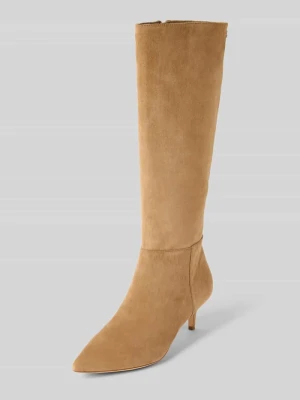 Kozaki ze skóry naturalnej na szpilce model ‘Mckay’ Lauren Ralph Lauren