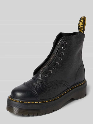 Kozaki ze skóry z zamkiem błyskawicznym model 'SINCLAIR' Dr. Martens Czarny