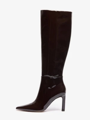 Kozaki Zign By Zalando ciemnobrązowy