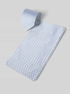 krawat i poszetka w zestaw z jedwab Prince Bowtie