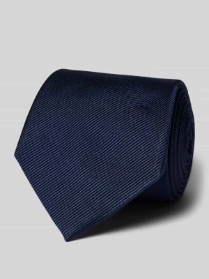 Krawat jedwabny w jednolitym kolorze (8 cm) Profuomo