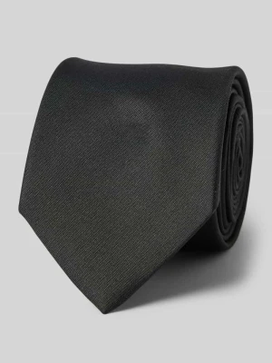 Krawat jedwabny w jednolitym kolorze Olymp