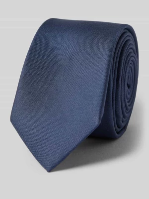 Krawat jedwabny w jednolitym kolorze OLYMP Level Five