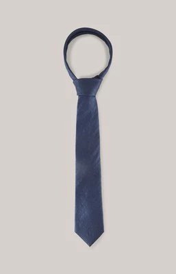 Krawat jedwabny w kolorze ciemnoniebieskim Joop