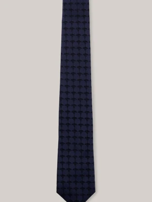 Krawat jedwabny w kolorze ciemnoniebieskim Joop