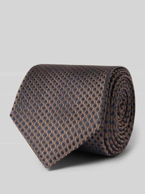 Krawat jedwabny z czystego jedwabiu (6,5 cm) Olymp