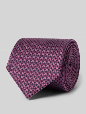 Krawat jedwabny z czystego jedwabiu (6,5 cm) Olymp