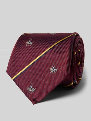 Krawat jedwabny z czystej jedwabnej tkaniny Blick