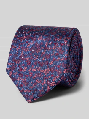 Krawat jedwabny z naszywką z logo (7 cm) Prince Bowtie