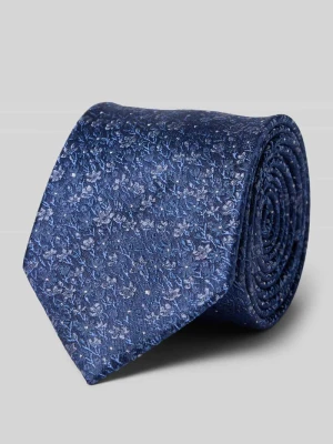 Krawat jedwabny z naszywką z logo (7 cm) Prince Bowtie