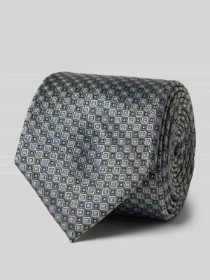 Krawat jedwabny z naszywką z napisem (7 cm) Prince Bowtie