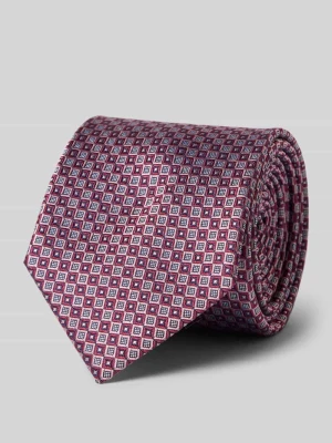 Krawat jedwabny z naszywką z napisem (7 cm) Prince Bowtie