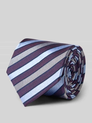 Krawat jedwabny z naszywką z napisem (7 cm) Prince Bowtie Jasnofioletowy