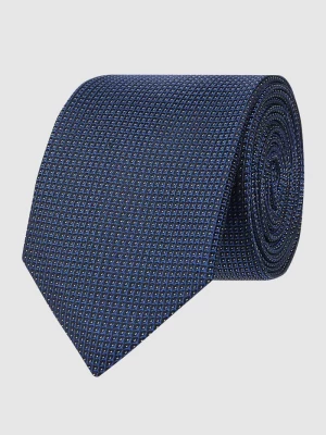 Krawat jedwabny z tkanym wzorem (6,4 cm) CK Calvin Klein