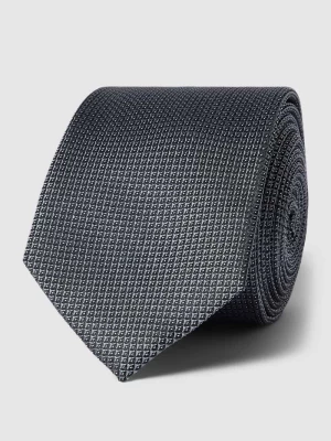 Krawat jedwabny z tkanym wzorem (6,4 cm) CK Calvin Klein