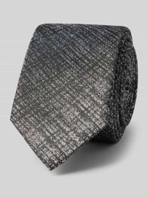 Krawat jedwabny ze wzorem na całej powierzchni (5 cm) OLYMP Level Five