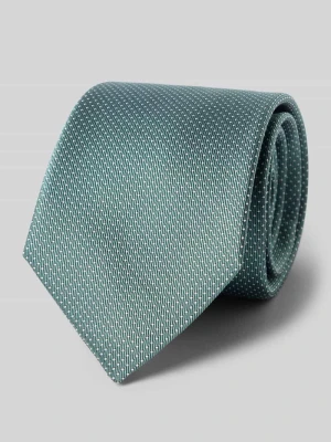 Krawat jedwabny ze wzorem na całej powierzchni Willen