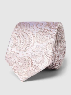Krawat jedwabny ze wzorem paisley Prince Bowtie