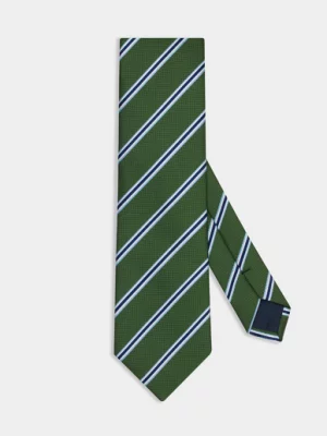 Krawat męski zielony P22SF-KX-021-Z-0 Pako Lorente