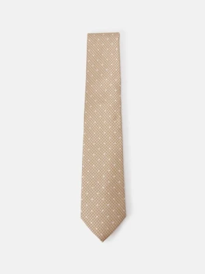 Krawat Michael Kors beżowy