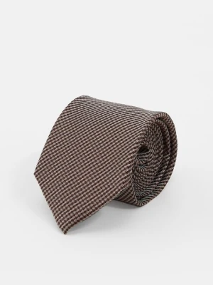 Krawat Michael Kors brązowy