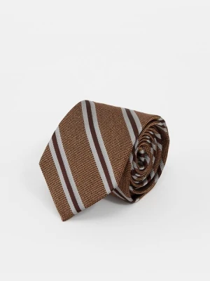 Krawat Michael Kors brązowy