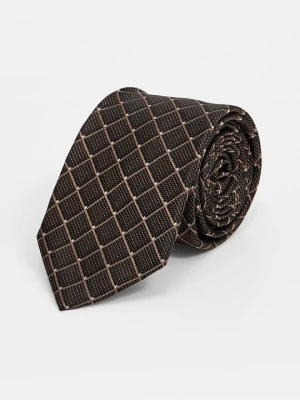 Krawat Michael Kors brązowy