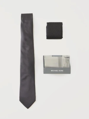 Krawat Michael Kors ciemnoszary