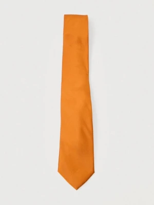 Krawat Michael Kors pomarańczowy
