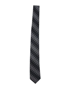 Krawat Missoni szary