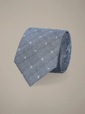Krawat Niebieski Wzór Lancerto