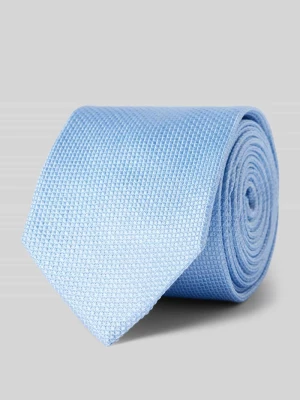 Krawat o kroju slim fit z fakturowanym wzorem CK Calvin Klein