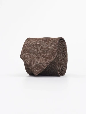KRAWAT PAISLEY BEŻOWY 206 Recman