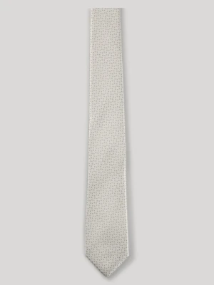 Krawat w kolorze écru z różem we wzór Joop