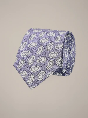 Krawat Wrzosowy Paisley Lancerto