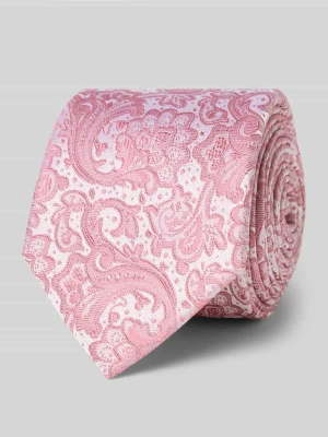 Krawat z czystego jedwabiu (6 cm) Monti