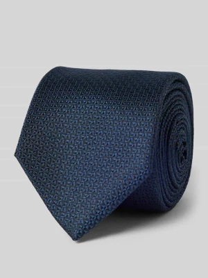 Krawat z czystego jedwabiu Prince Bowtie Granatowy