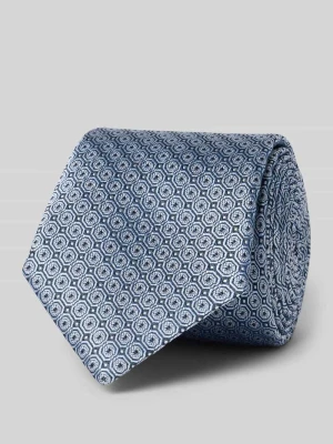 Krawat z czystego jedwabiu z detalem z logo Willen