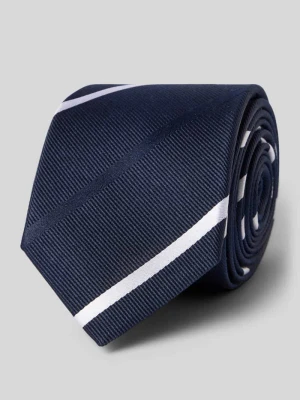 Krawat z jedwabiu z naszywką z logo (6, 5 cm) Olymp