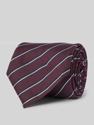 Krawat z detalem z logo Boss