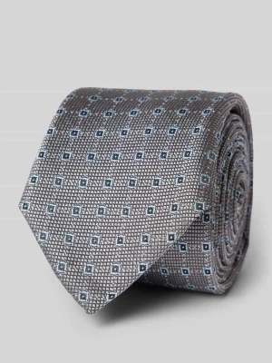 Krawat z detalem z logo Boss