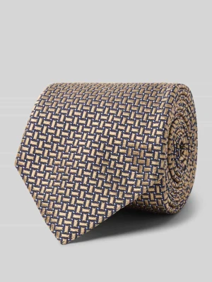 Krawat z detalem z logo model ‘Gange’ altea