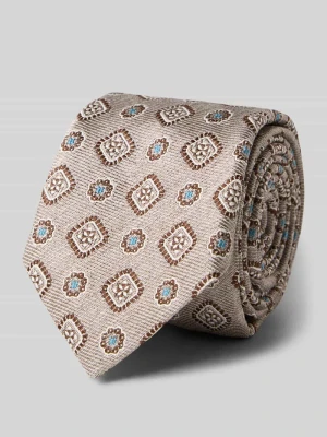 Krawat z detalem z logo model ‘Nilo’ altea
