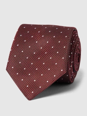 Krawat z dodatkiem jedwabiu model ‘Tie’ (7,5 cm) Boss