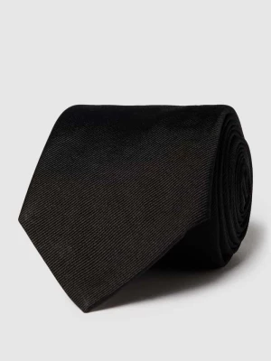 Krawat z drobną fakturą (7,5 cm) Boss