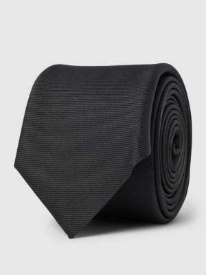 Krawat z fakturowanym wzorem (6 cm) Boss